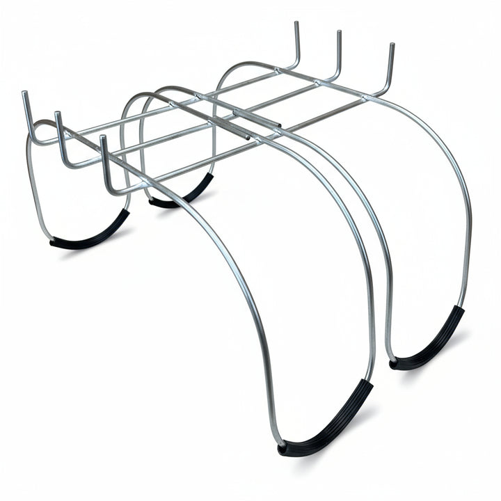 usa-made wire graveside metal saddle for gravesite