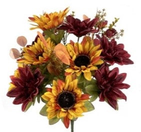 57192 21" Sunflower/Dahlia Bush X 18 - R