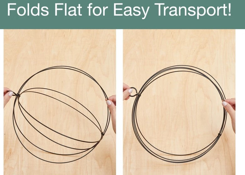 Fold-A-Sphere - Foldable Wire Sphere - W
