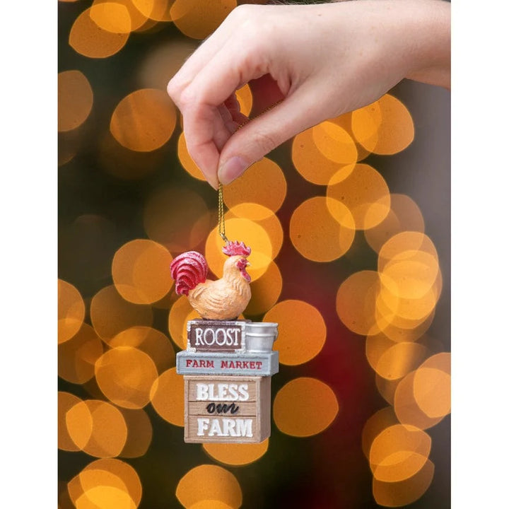 Farm Ornament Polyresin - Farm/Bless our Farm